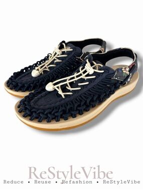 KEEN Women’s Size 9 Shoes Sandals Uneek Style Outdoors Hiking Bungee Cords Woven